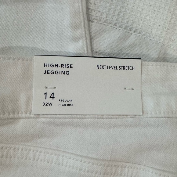 American Eagle High Rise Women's White Jeggings - Picture 4 of 6